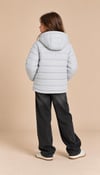 Puffer Kapüşonlu Unisex Çocuk Şişme Mont
