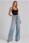 Püskül Detaylı Wide Leg Jean Pantolon