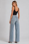 Püskül Detaylı Wide Leg Jean Pantolon