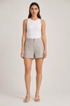 Regular Fit Keten Şort