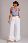 Sırtı Açık Fitilli Crop Top