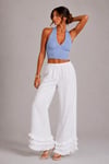 Sırtı Açık Fitilli Crop Top