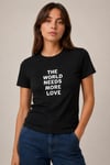 Slogan Baskılı Regular Fit T-shirt