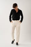 Smart Casual Dokulu Pantolon