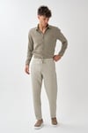 Smart Casual Dokulu Pantolon
