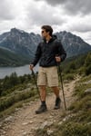 Su İtici Outdoor Kargo Şort Trekking Bermuda