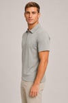 Teknik Kumaş Fermuarlı Polo T-shirt