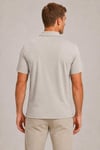 Teknik Kumaş Fermuarlı Polo T-shirt