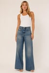 Wide Leg Denim Pantolon