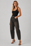 Yüksek Bel Barrel Fit Jean Pantolon