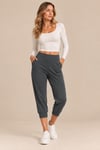 Yüksek Bel Cepli Jogger Pantolon