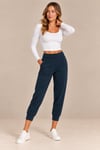 Yüksek Bel Cepli Jogger Pantolon