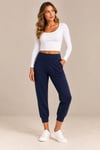 Yüksek Bel Cepli Jogger Pantolon
