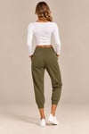 Yüksek Bel Cepli Jogger Pantolon