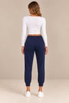 Yüksek Bel Cepli Jogger Pantolon