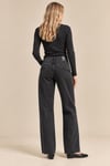 Yüksek Bel Wide Leg Jean