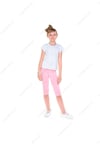 Kapri Tayt Çocuk Koton Pembe
