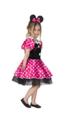 Minnie Mouse Kız Çocuk Elbise ve Taç Kostüm seti MSL-71