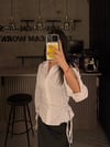  BEYAZ ÇİFT TARAF BAĞLAMALI GÖMLEK
