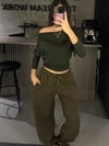 2 KULLANIM HAKİ BAGGY EŞOFMAN ALTI