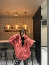 3 İPLİK KAPÜŞONLU FERMUARLI  KOYU PEMBE