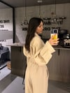 BEJ MÜSLİN KUMAŞ TAKIM