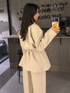 BEJ TENSEL BAĞCIKLI BALZER TAKIM