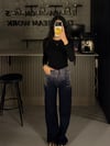 BEL YOĞUNLUK PİNTEREST TAŞLI  LACİVERT JEAN