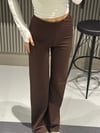 BELİZE KUMAŞ KAHVE TAŞLI PANTOLON