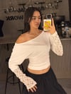 BEYAZ DANTEL KOL BEL KORSELİ BODY