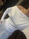 BEYAZ KAYIK YAKA BOL BODY