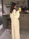 BEYAZ MÜSLİN KUMAŞ TAKIM