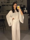 BEYAZ PELERİN BLUZ PANTOLON TAKIM