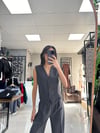 BEZ AYAĞI ANTRASİT KUMAŞ YELEK