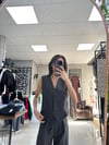 BEZ AYAĞI ANTRASİT KUMAŞ YELEK