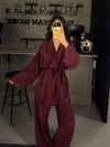 BORDO TAŞLI KİMONA TAKIM