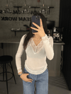 DANTEL DETAY BEYAZ KAŞMİR BLUZ