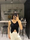 DÜĞMELİ BİSİKLET YAKA SİYAH BODY