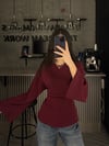 FC BORDO BEL BAĞLAMALI İSPANYOL KOL BLUZ