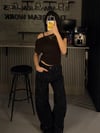 FC FULL TAŞLI SİYAH BAGGY JEAN