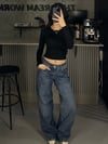 FC FULL TAŞLI TİNTLİ BAGGY JEAN