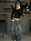 FC FULL TAŞLI TİNTLİ BAGGY JEAN