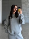FC GRİ BİSİKLET YAKA 3 İPLİK SWEATSHIRT