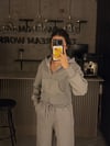 FC GRİ CROPZIP 3 İPLİK SWEATSHIRT