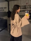 FC MOCHA BEL BAĞLAMALI İSPANYOL KOL BLUZ