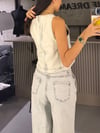 FERMUARLI BLUZ  KOT TAKIM
