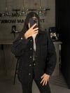 FULL TAŞLI SİYAH KOT CEKET