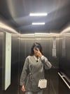 FÜME BAĞLAMALI KAŞE CEKET