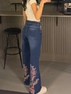 İŞLEMELİ PANTOLON JEAN