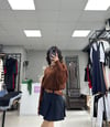 KAHVE KEMERLİ LACİVERT ŞORT ETEK